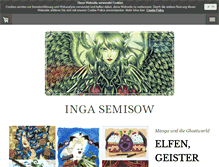 Tablet Screenshot of inga-semisow.de